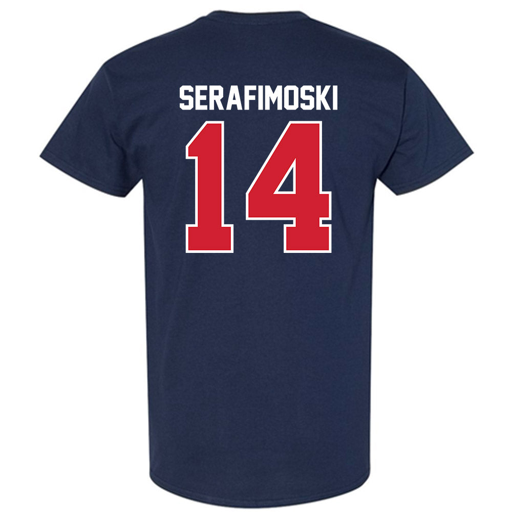 Robert Morris - NCAA Men's Basketball : Vasilije Serafimoski - Classic Fashion Shersey T-Shirt-1