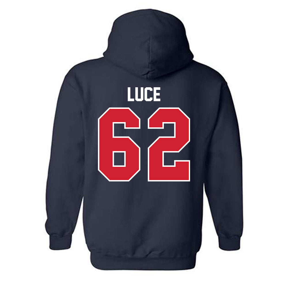 Robert Morris - NCAA Football : Vince Luce - Classic Fashion Shersey Hooded Sweatshirt-1