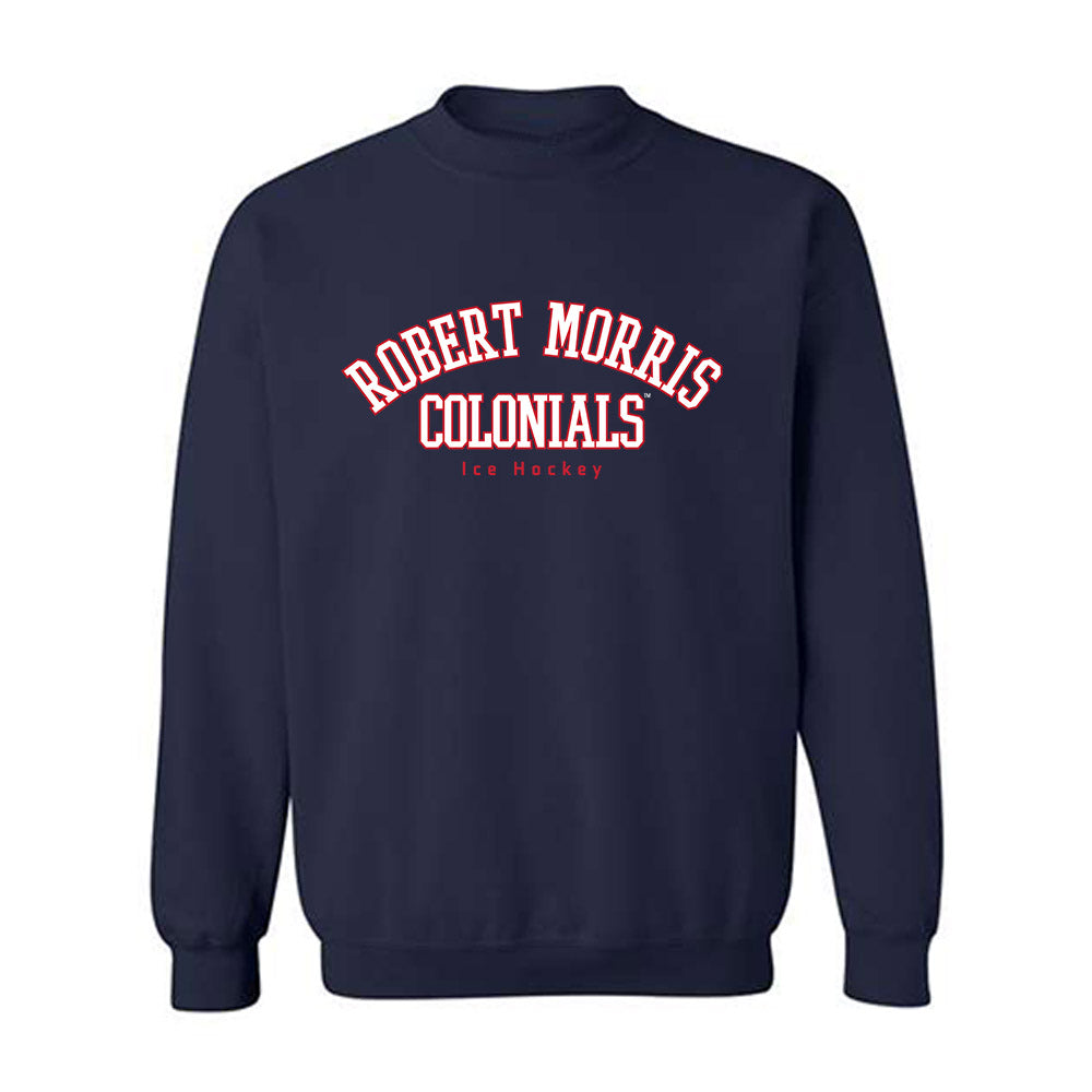 Robert Morris - NCAA Men's Ice Hockey : Cameron Garvey - Classic Fashion Shersey Crewneck Sweatshirt-0