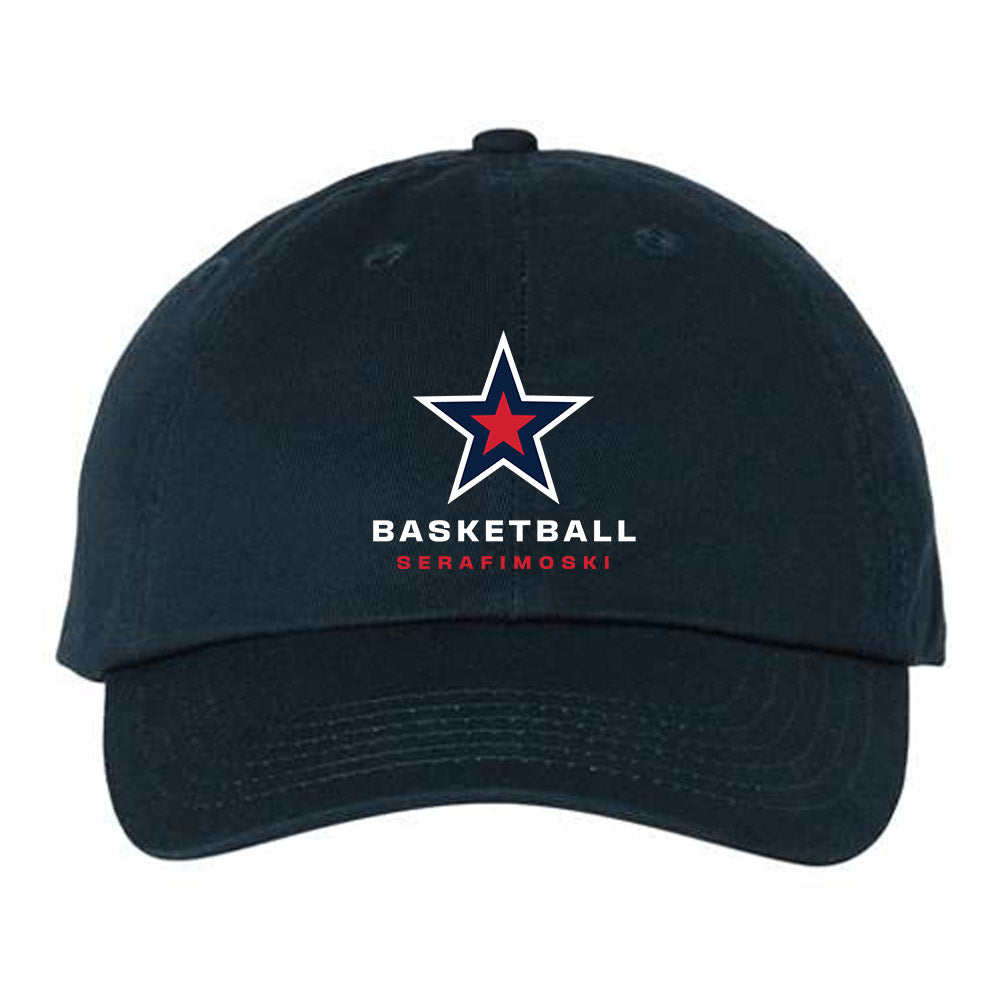 Robert Morris - NCAA Men's Basketball : Vasilije Serafimoski - Dad Hat-0