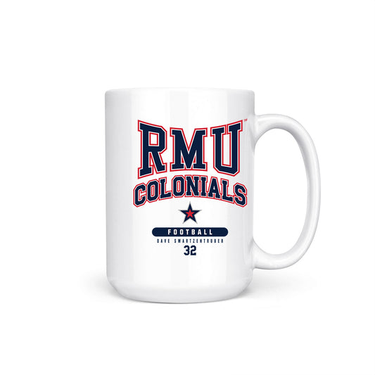 Robert Morris - NCAA Football : Dave Swartzentruber - Coffee Mug-0