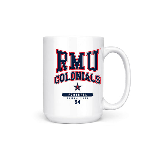 Robert Morris - NCAA Football : Semaj Fuse - Coffee Mug-0