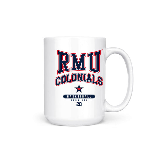 Robert Morris - NCAA Women's Basketball : Jada Lee - Coffee Mug-0