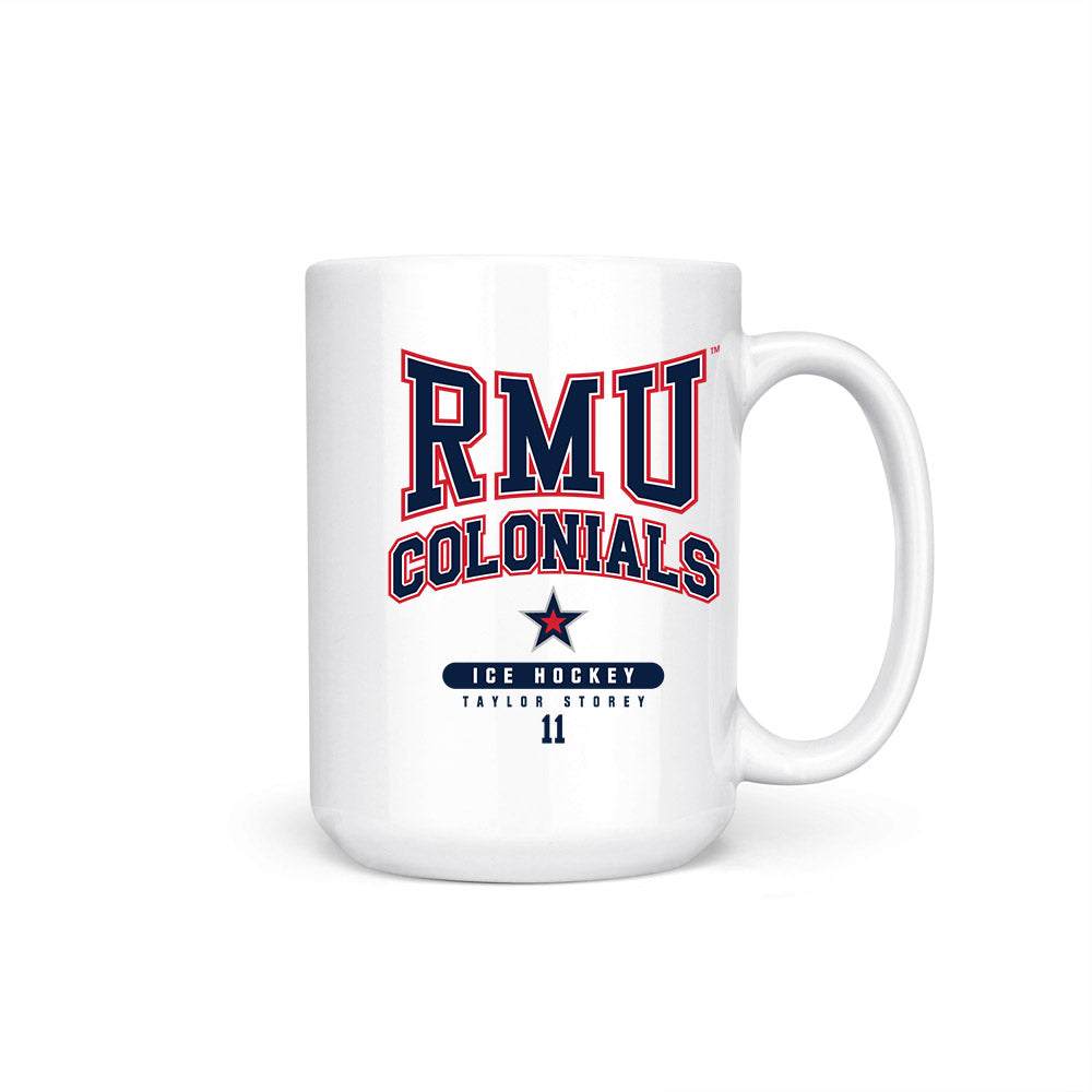 Robert Morris - NCAA Women's Ice Hockey : Taylor Storey - Coffee Mug-0