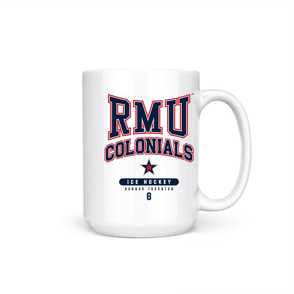 Robert Morris - NCAA Women's Ice Hockey : Hannah Thornton - Coffee Mug-0
