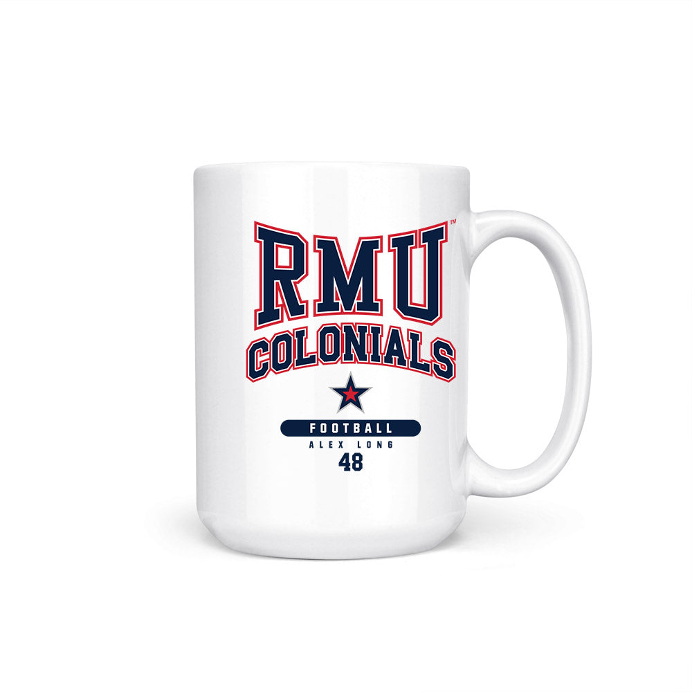 Robert Morris - NCAA Football : Alex Long - Coffee Mug-0