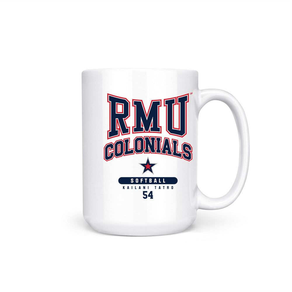 Robert Morris - NCAA Softball : Kailani Tatro - Coffee Mug-0