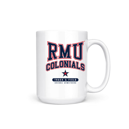Robert Morris - NCAA Women's Track & Field : Brenna Armstrong - Coffee Mug-0
