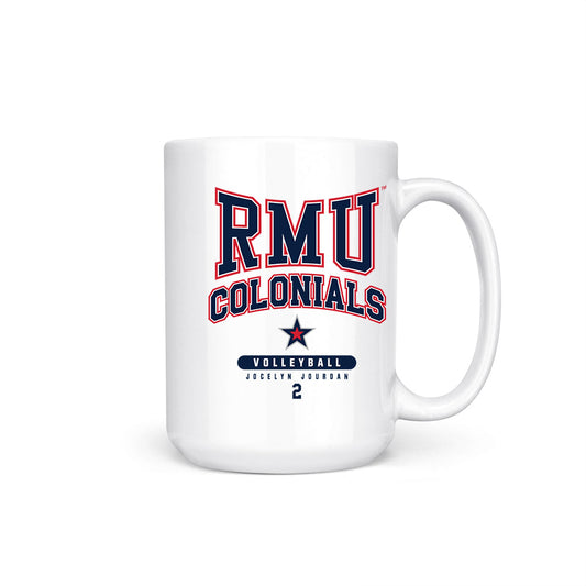 Robert Morris - NCAA Women's Volleyball : Jocelyn Jourdan - Coffee Mug-0