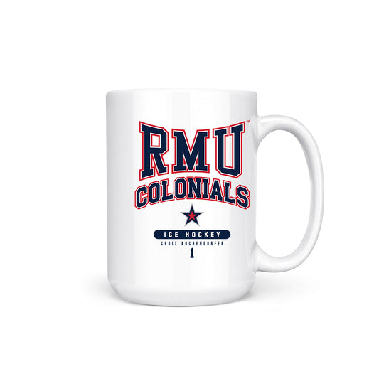 Robert Morris - NCAA Men's Ice Hockey : Croix Kochendorfer - Coffee Mug-0
