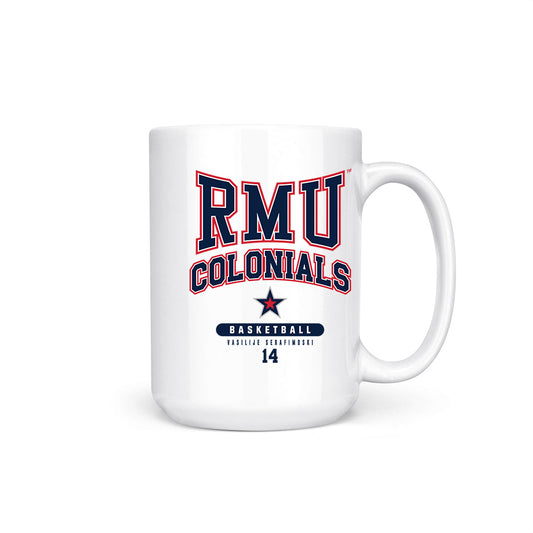 Robert Morris - NCAA Men's Basketball : Vasilije Serafimoski - Coffee Mug-0