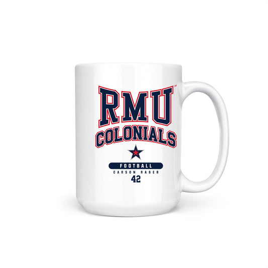 Robert Morris - NCAA Football : Carson Rager - Coffee Mug-0