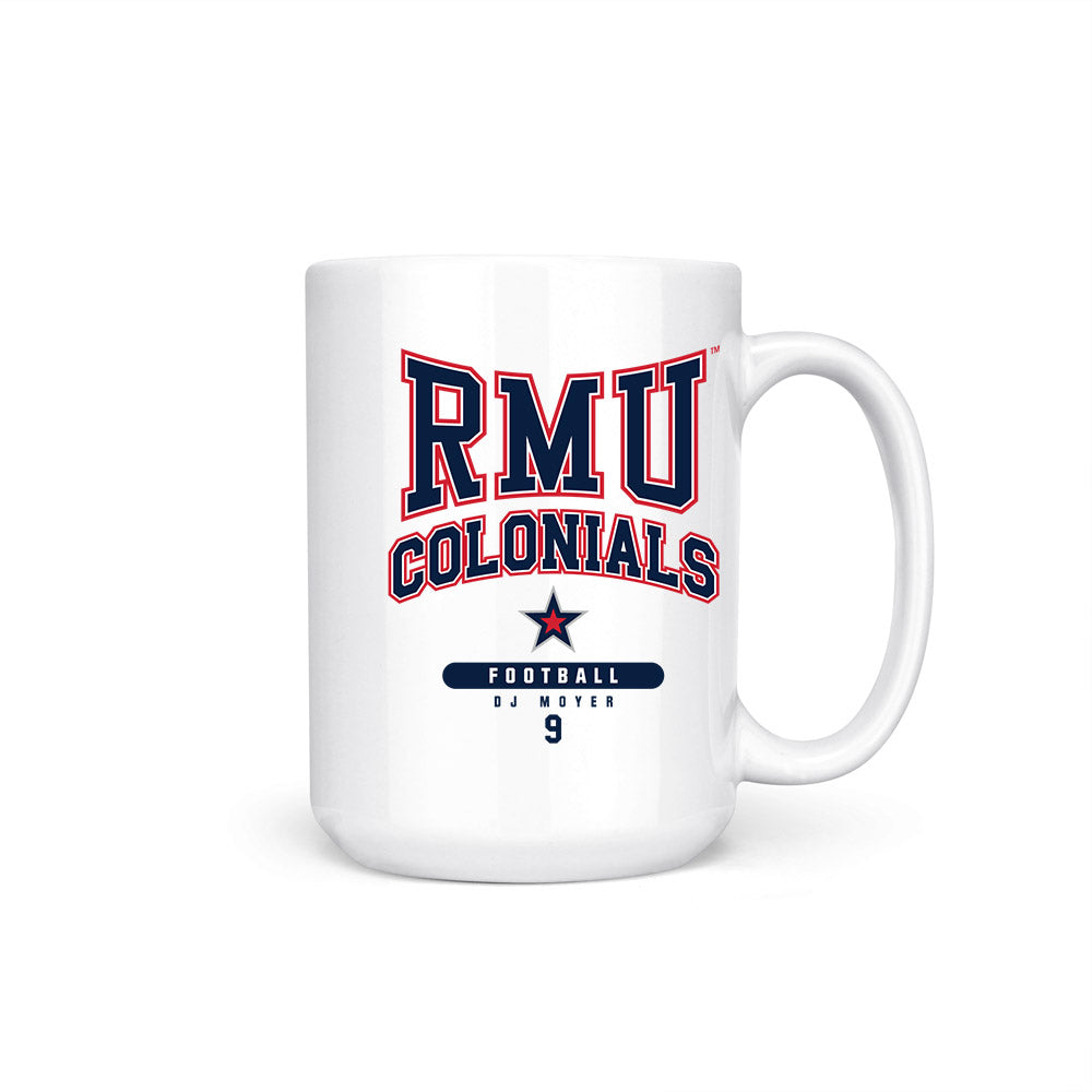 Robert Morris - NCAA Football : DJ Moyer - Coffee Mug-0