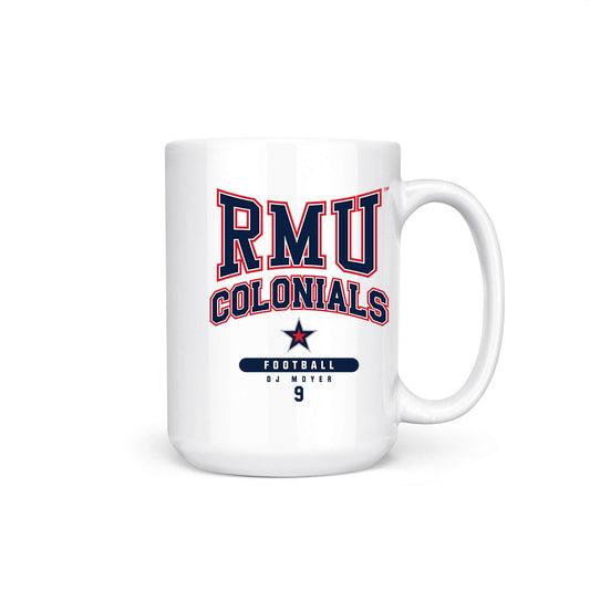 Robert Morris - NCAA Football : DJ Moyer - Coffee Mug-0