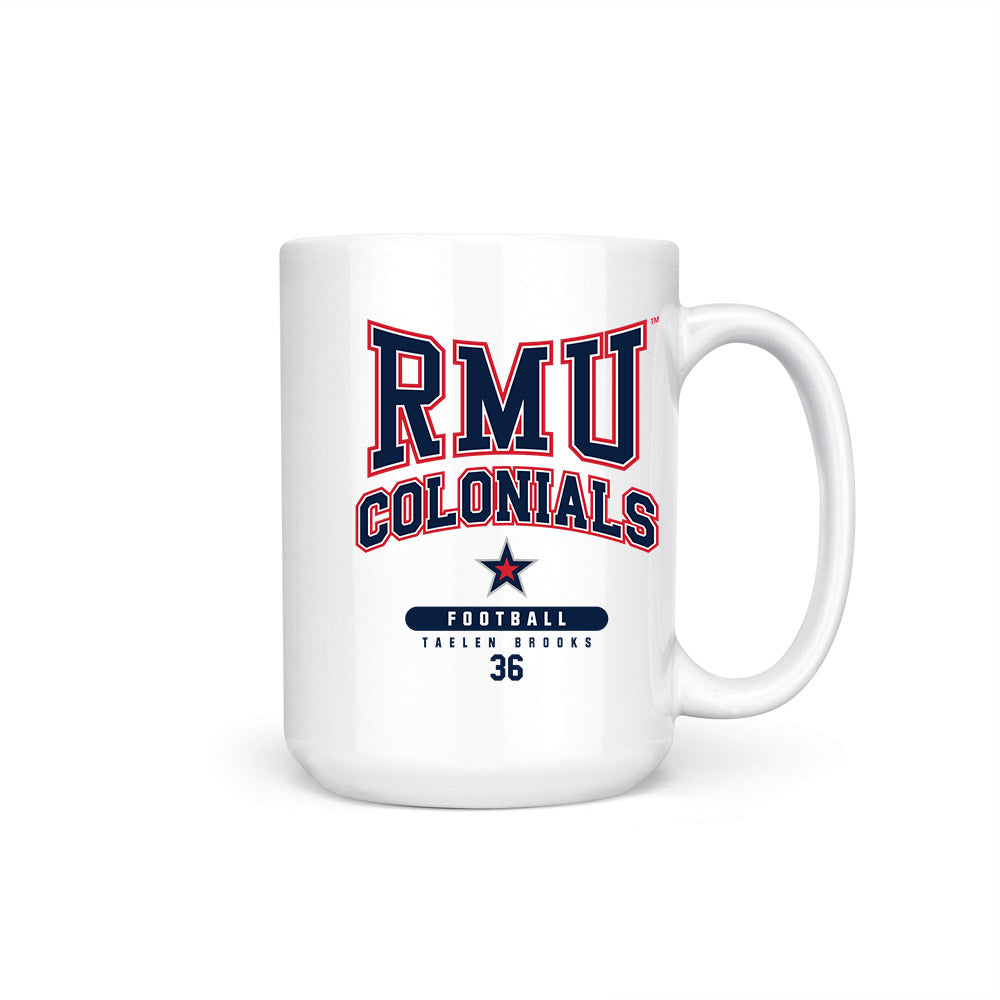 Robert Morris - NCAA Football : Taelen Brooks - Coffee Mug-0