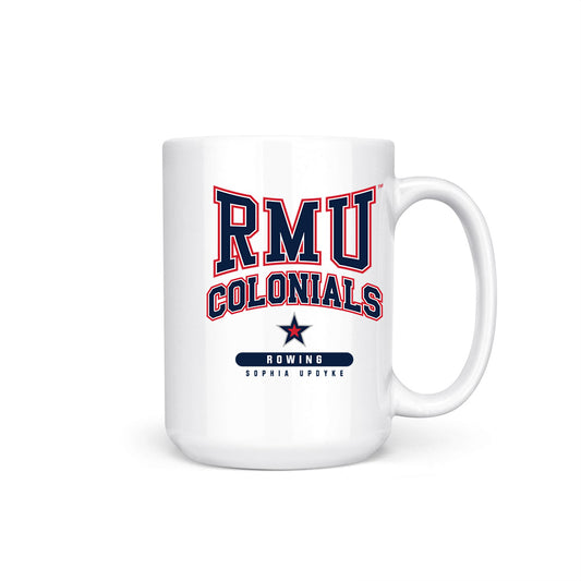 Robert Morris - NCAA Women's Rowing : Sophia Updyke - Coffee Mug-0