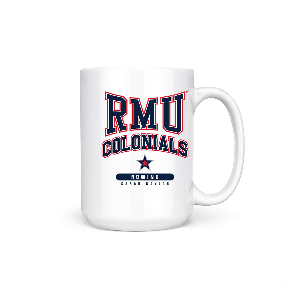 Robert Morris - NCAA Women's Rowing : Sarah Naylor - Coffee Mug-0