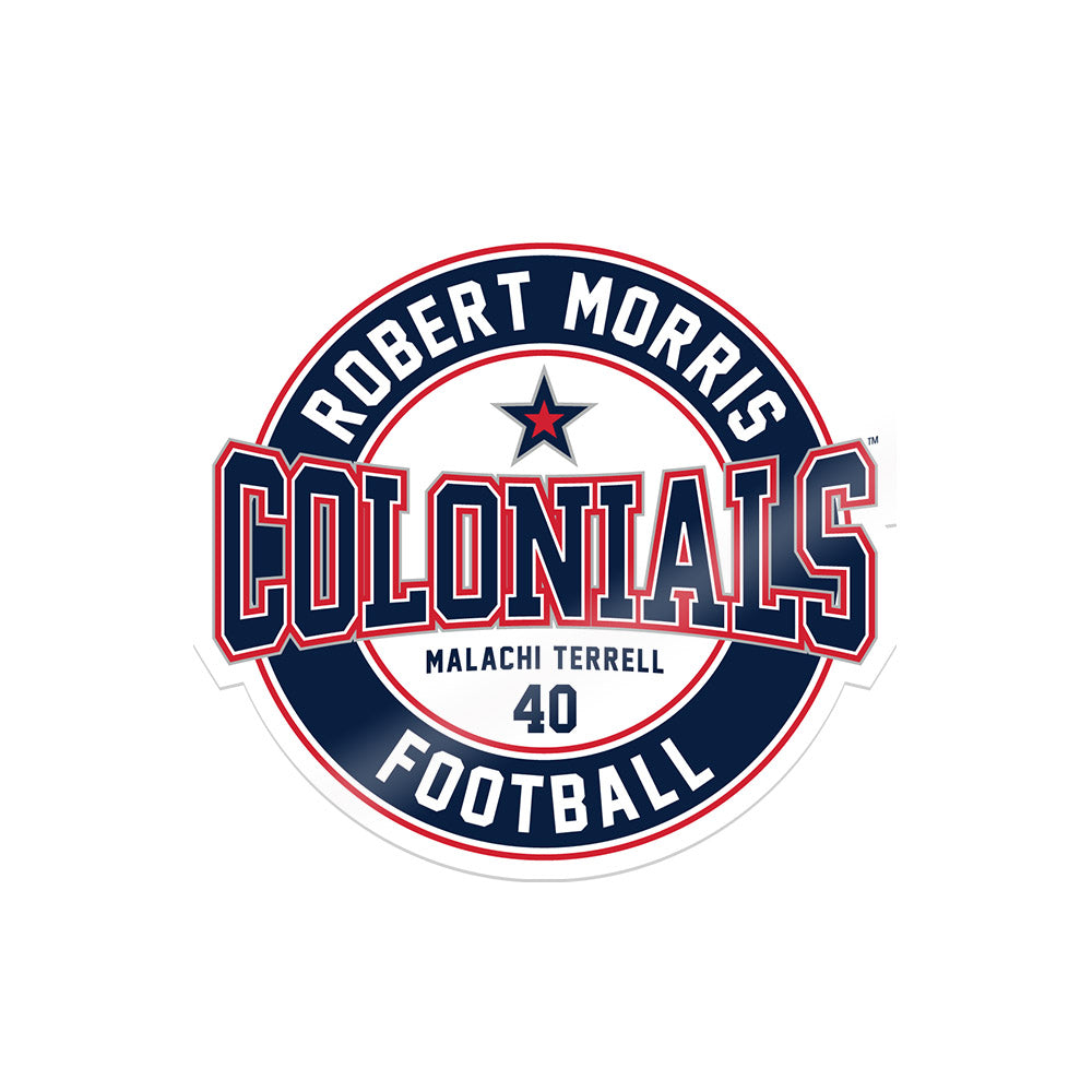 Robert Morris - NCAA Football : Malachi Terrell - Sticker-0