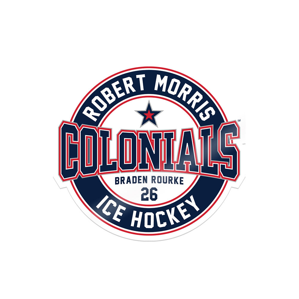 Robert Morris - NCAA Men's Ice Hockey : Braden Rourke - Sticker-0