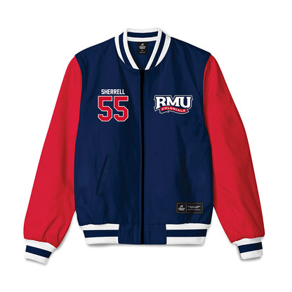 Robert Morris - NCAA Football : Tayvon Sherrell - Bomber Jacket-0