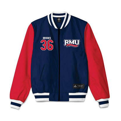 Robert Morris - NCAA Football : Taelen Brooks - Bomber Jacket-0