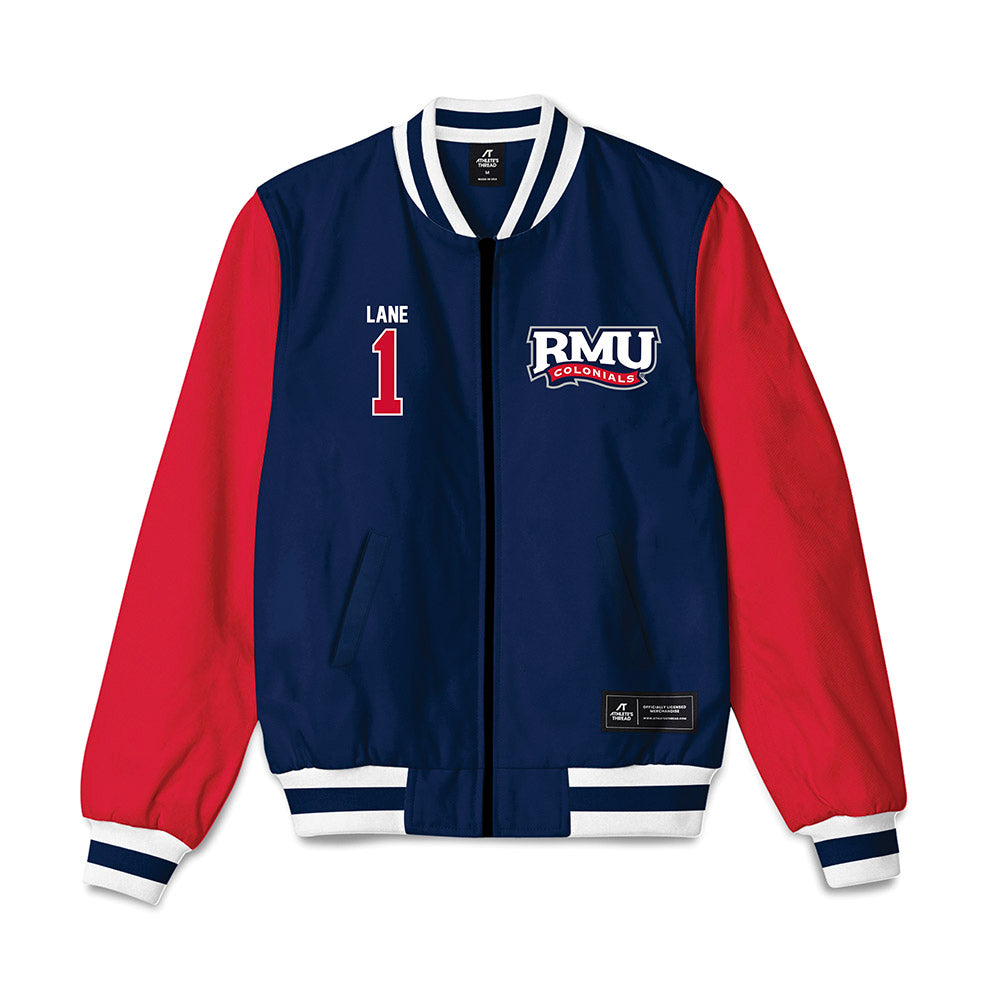 Robert Morris - NCAA Men's Soccer : Josh Lane - Bomber Jacket-0