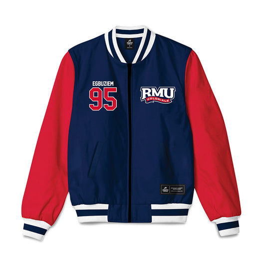 Robert Morris - NCAA Football : Okechukwu Egbuziem - Bomber Jacket-0
