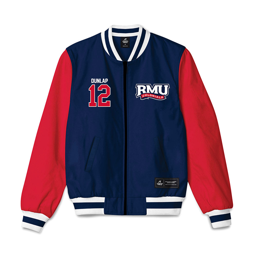Robert Morris - NCAA Softball : Sequoia Dunlap - Bomber Jacket-0