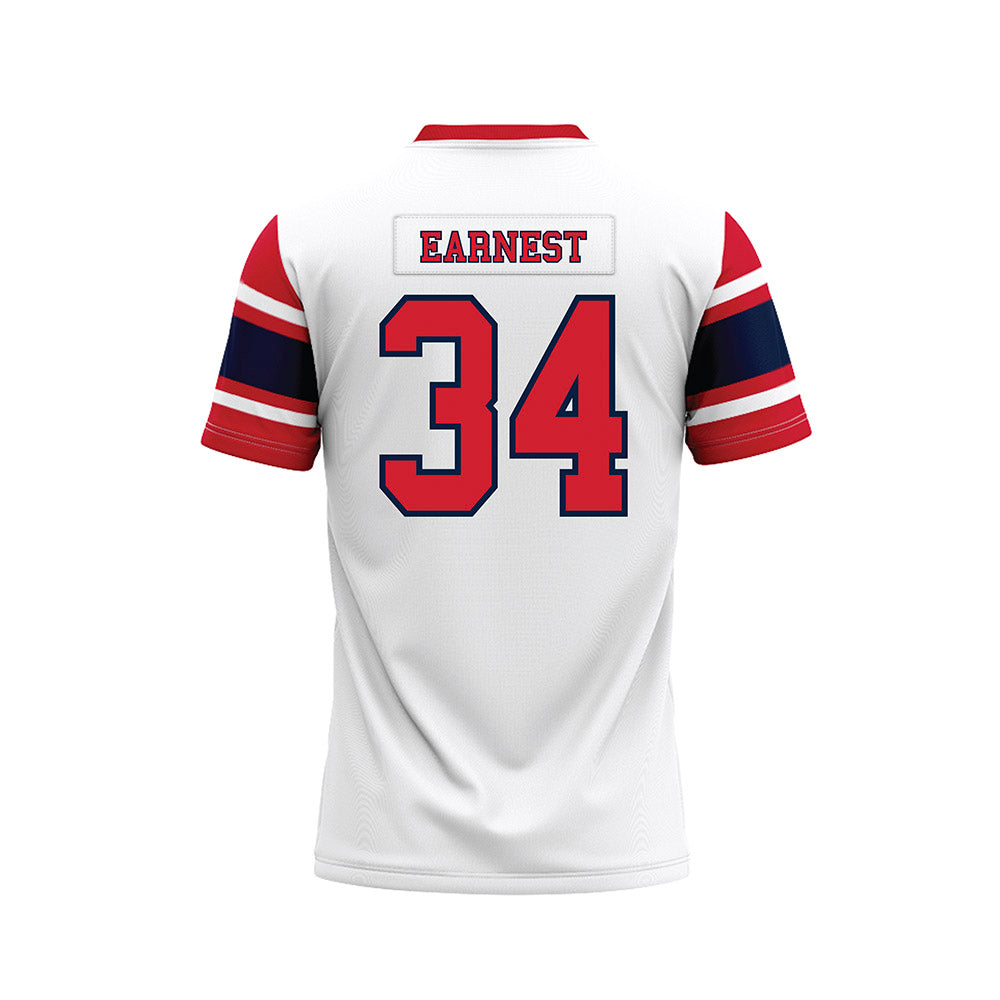 Robert Morris - NCAA Football : Steven Earnest - White Football Jersey-1