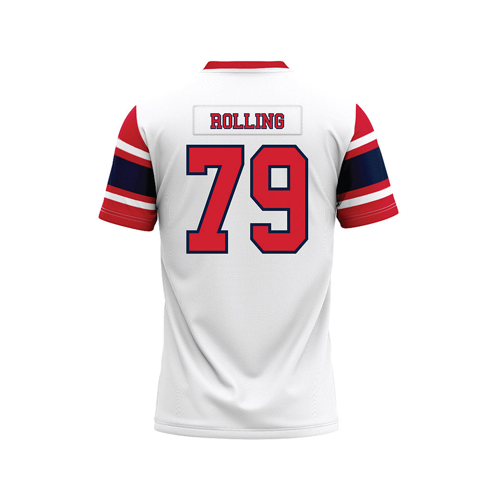 Robert Morris - NCAA Football : Jaden Rolling - White Football Jersey-1