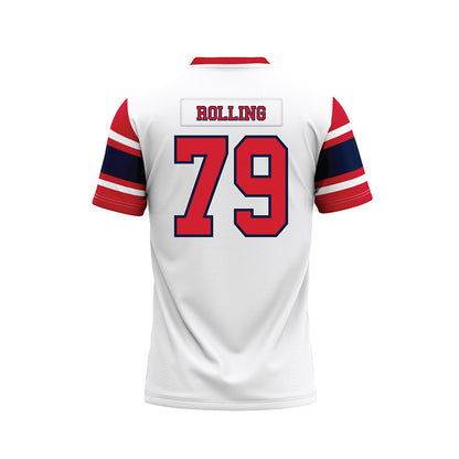 Robert Morris - NCAA Football : Jaden Rolling - White Football Jersey-1
