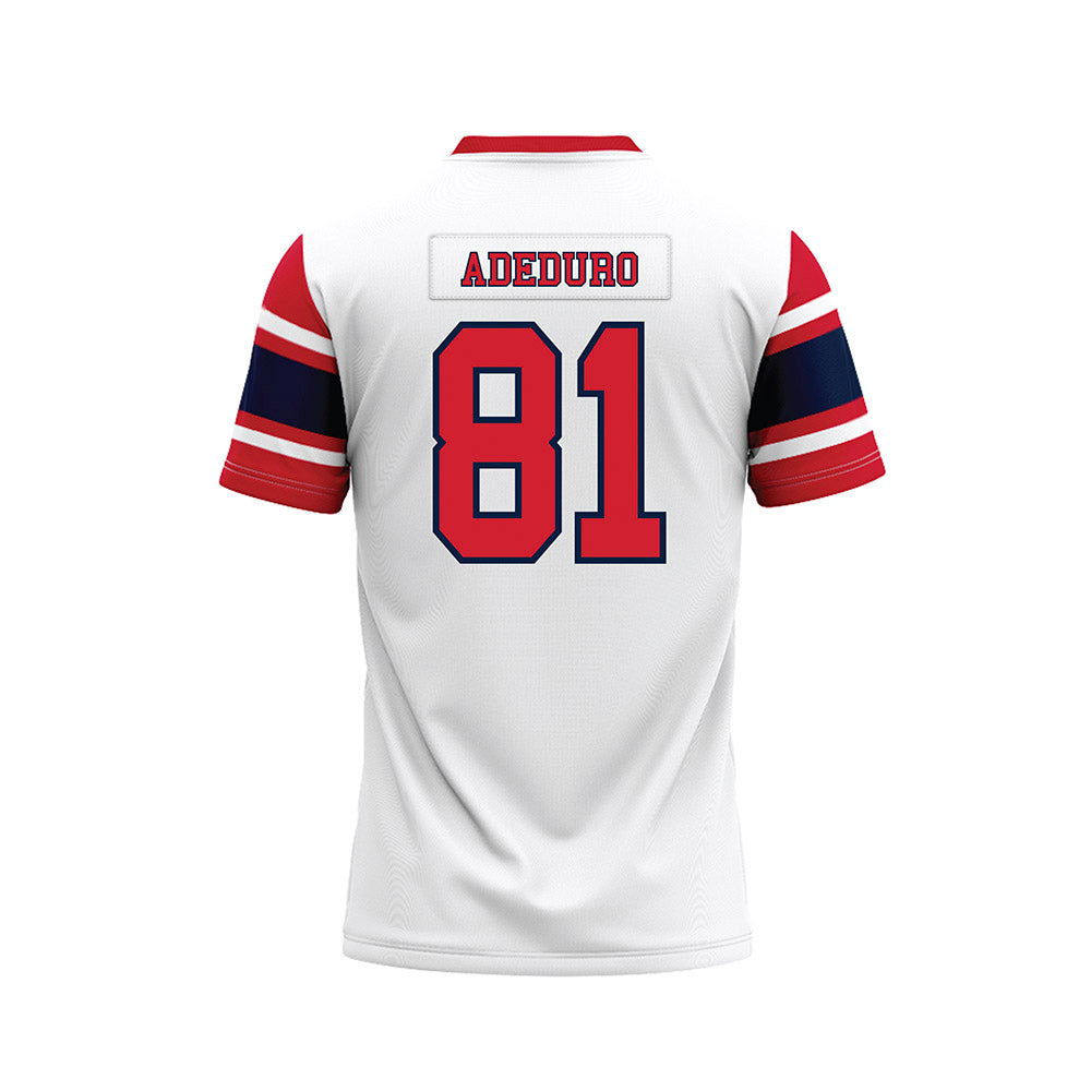 Robert Morris - NCAA Football : Ololade Adeduro - White Football Jersey-1