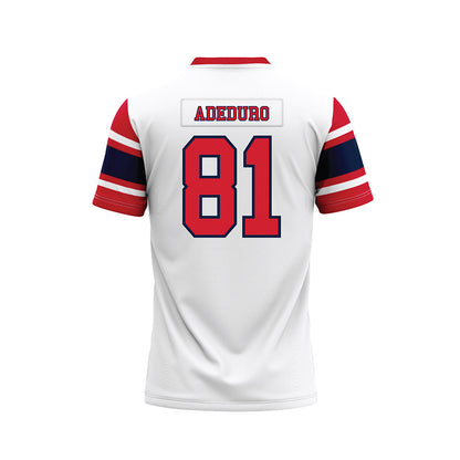 Robert Morris - NCAA Football : Ololade Adeduro - White Football Jersey-1