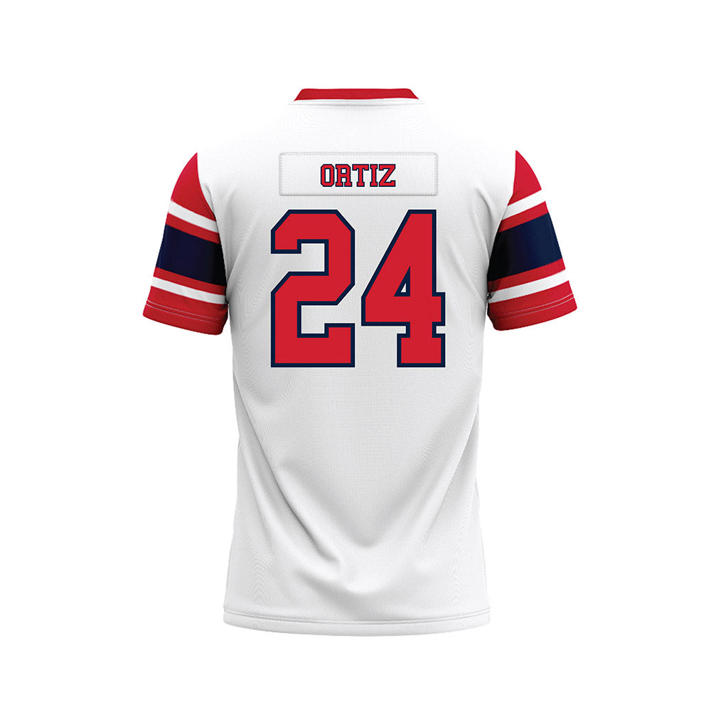 Robert Morris - NCAA Football : Jamiel Ortiz - White Football Jersey-1