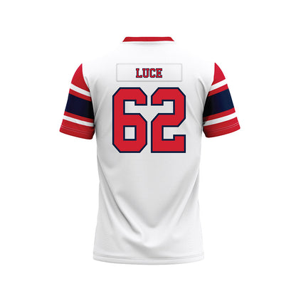 Robert Morris - NCAA Football : Vince Luce - White Football Jersey-1
