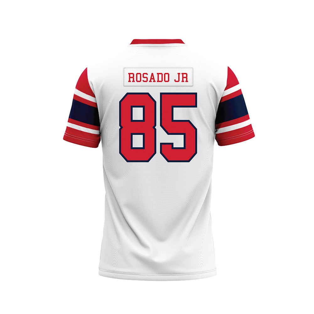 Robert Morris - NCAA Football : Justin Rosado Jr - White Football Jersey-1