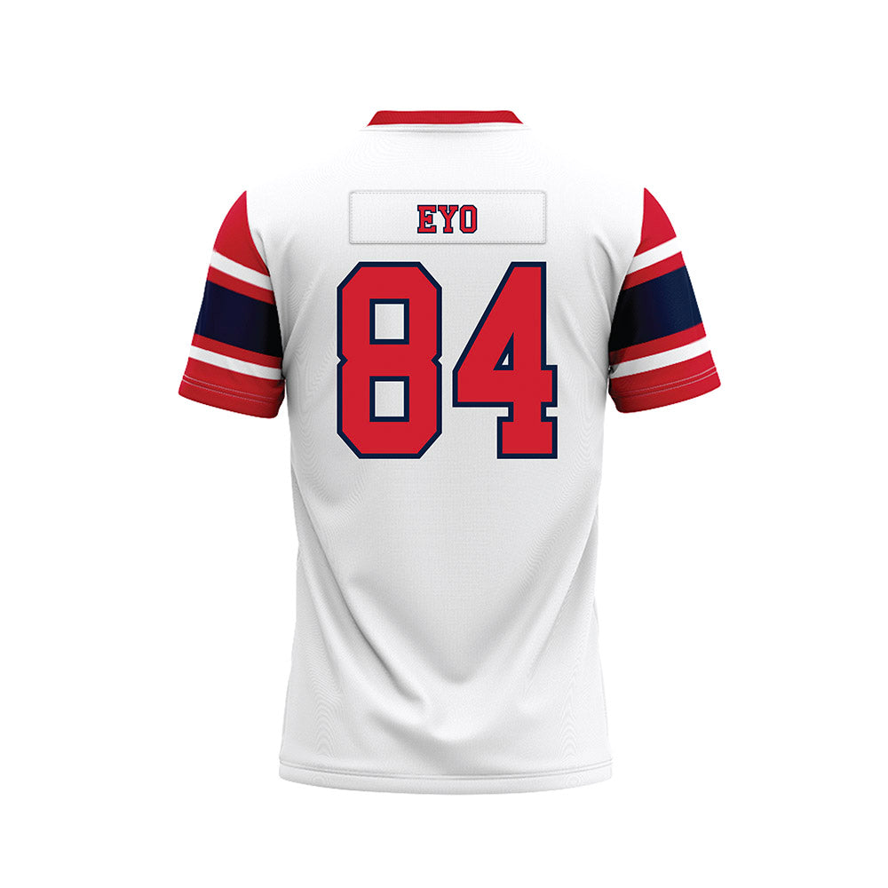 Robert Morris - NCAA Football : Domonic Eyo - White Football Jersey-1