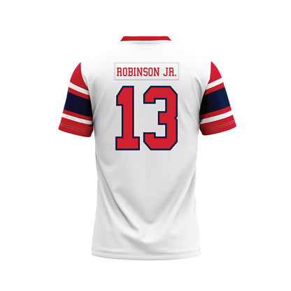 Robert Morris - NCAA Football : Mitchell Robinson Jr. - White Football Jersey-1