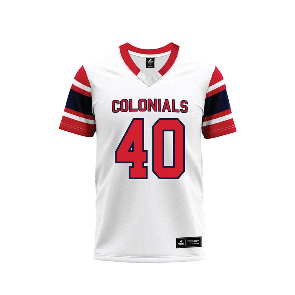 Robert Morris - NCAA Football : Malachi Terrell - White Football Jersey-0
