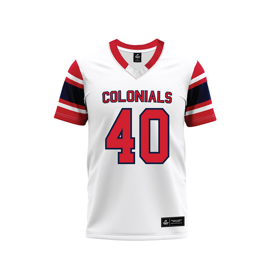 Robert Morris - NCAA Football : Malachi Terrell - White Football Jersey-0