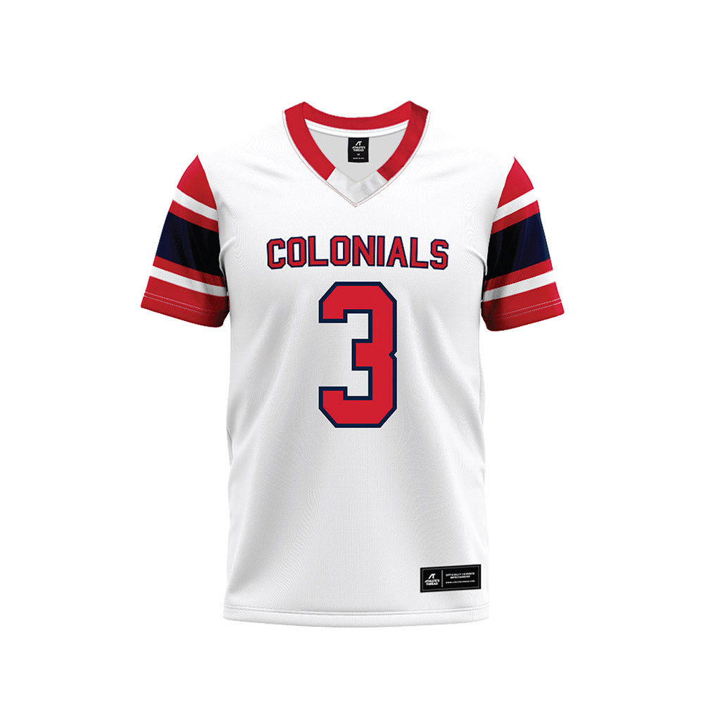 Robert Morris - NCAA Football : Tyvon Edmonds Jr - White Football Jersey-0