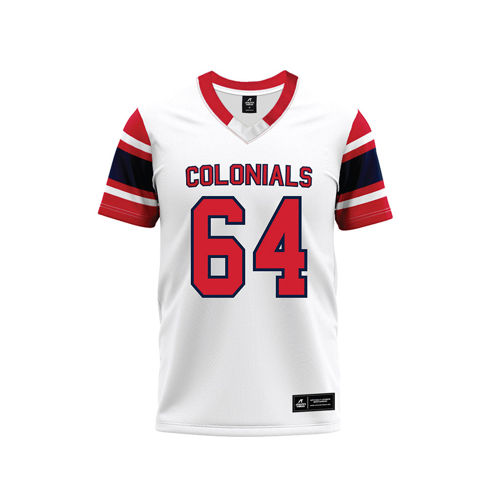 Robert Morris - NCAA Football : Diego Turcios - White Football Jersey-0