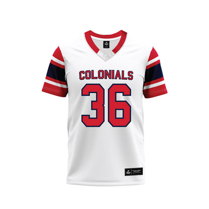 Robert Morris - NCAA Football : Taelen Brooks - White Football Jersey-0