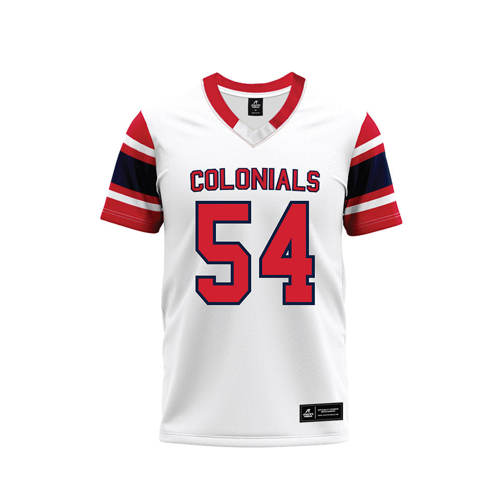 Robert Morris - NCAA Football : Jake Lopinto - White Football Jersey-0