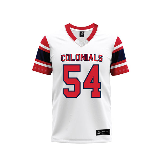 Robert Morris - NCAA Football : Jake Lopinto - White Football Jersey-0
