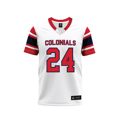 Robert Morris - NCAA Football : Jamiel Ortiz - White Football Jersey-0
