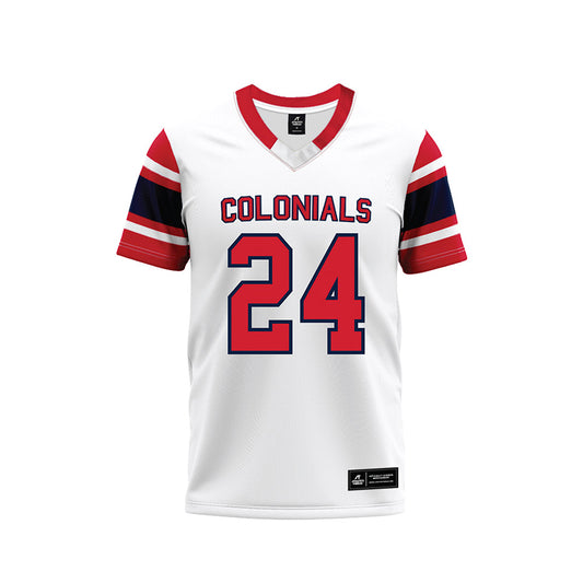 Robert Morris - NCAA Football : Jamiel Ortiz - White Football Jersey-0