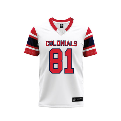 Robert Morris - NCAA Football : Ololade Adeduro - White Football Jersey-0