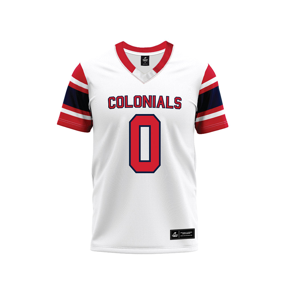Robert Morris - NCAA Football : Xavier Goulbourne - White Football Jersey-0