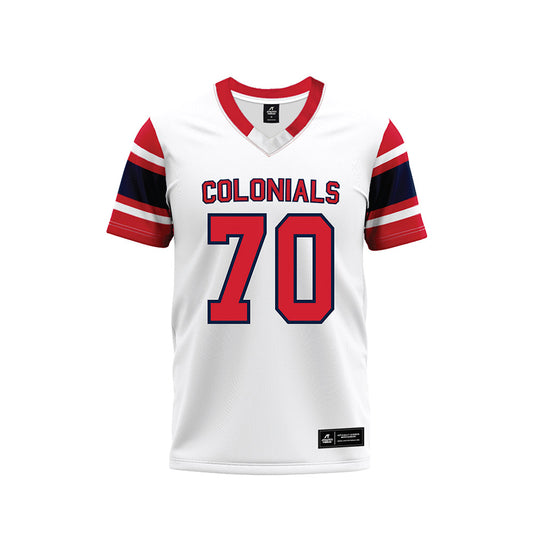 Robert Morris - NCAA Football : Dante Thompson - White Football Jersey-0